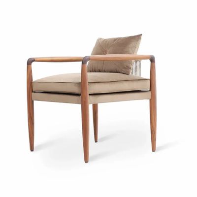 Chairs - Kutu - Teakwood Lounge Chair - ALANKARAM