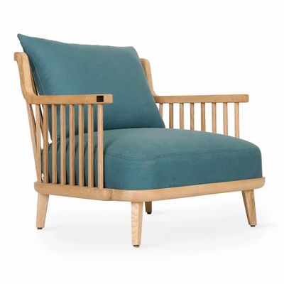 Chairs - Lega - Solidwood Lounge Chair - ALANKARAM