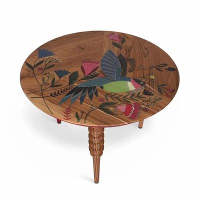 Other tables - Marami - Table with Handpainted Artwork - ALANKARAM
