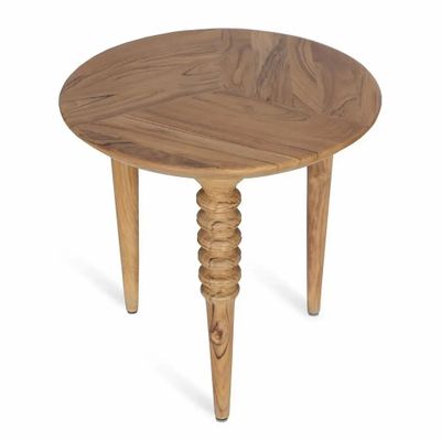 Other tables - Marami - Teakwood Side Table - ALANKARAM