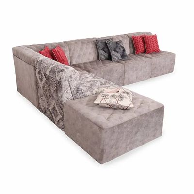 Sofas - Megharia - L-Shaped Sofa (Six Seater) - ALANKARAM