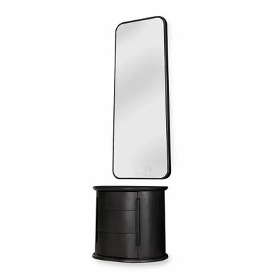 Buffets - Coiffeuse moderne Sargi pour chambre à coucher avec miroir - ALANKARAM