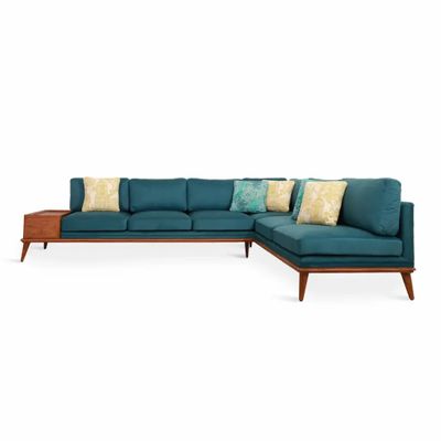 Sofas - Mysig - Teakwood Six Seater Sofa - ALANKARAM