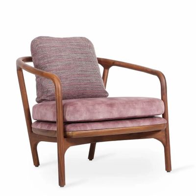 Chairs - Nofo - Teakwood Lounge Chair - ALANKARAM