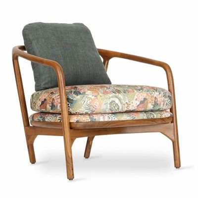Chairs - Nofo - Teakwood Lounge Chair - ALANKARAM