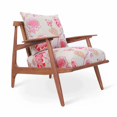 Chairs - Obalo - Teakwood Lounge Chair - ALANKARAM