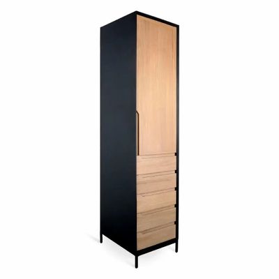 Armoires - Armoire en bois massif Orman au look minimaliste - ALANKARAM