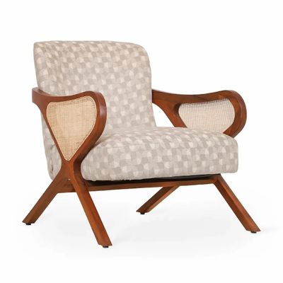Chaises - Patahi - Chaise longue avec dossier en rotin - ALANKARAM