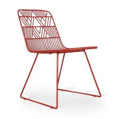 Chaises - Poro - Chaise en métal avec treillis - ALANKARAM