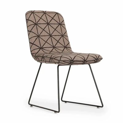 Chairs - Poro - Metal Chair with Upholstered - ALANKARAM