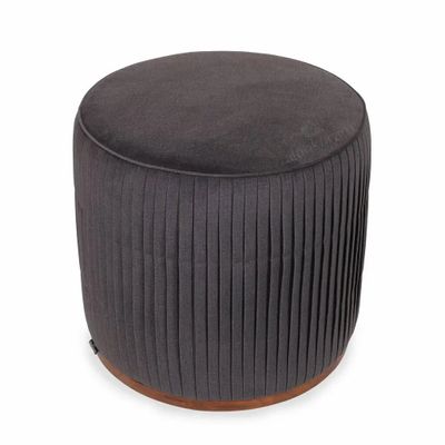 Poufs - Pouf - Ottoman rond en teck - ALANKARAM