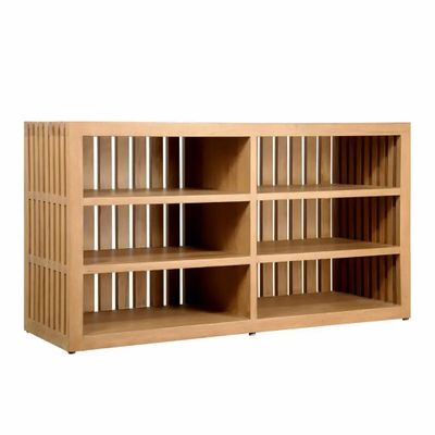Boîtes de rangement - Étagère à chaussures/unité de rangement en bois massif Raf - ALANKARAM