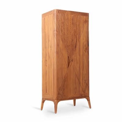 Other tables - Reticolo - Teakwood Storage Bar Unit - ALANKARAM