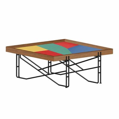 Autres tables - Table centrale carrée en teck Saarang - ALANKARAM