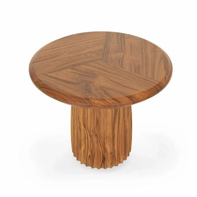Other tables - Silinda - Teakwood Side Table - ALANKARAM