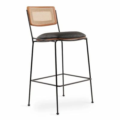 Chairs - Tkati Rattan Back Bar / High Chair - ALANKARAM
