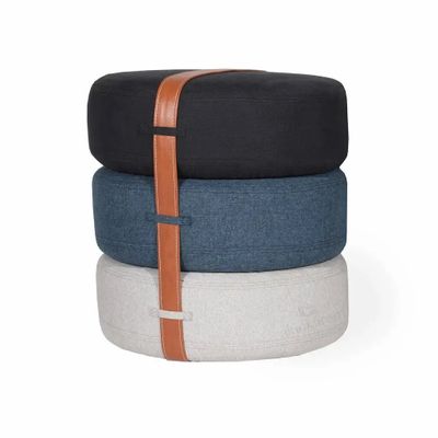 Poufs - Trio - Élégance empilée - ALANKARAM
