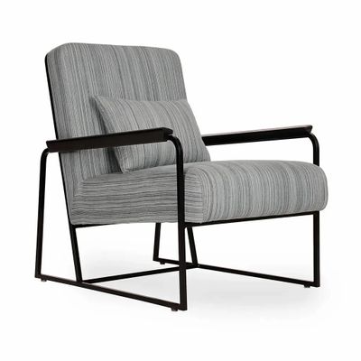 Chaises - Tubli - Fauteuil Lounge en Tissu Vert - ALANKARAM