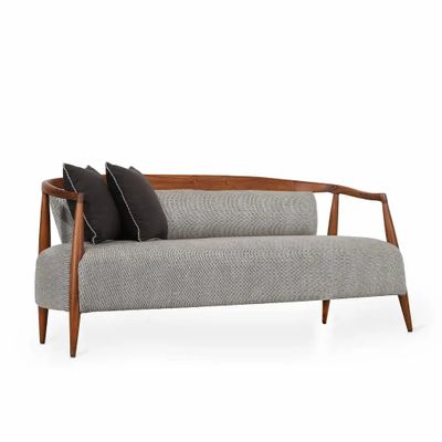 Sofas - Uru - Three Seater sofa Without Brass Capping - ALANKARAM