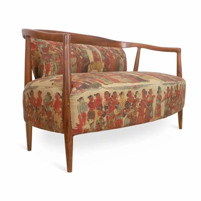 Sofas - Uru - Two Seater sofa Without Brass Capping - ALANKARAM