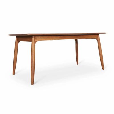 Dining Tables - Vibhu - Teakwood Dining Table With Drawers - ALANKARAM