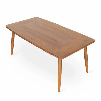Dining Tables - Vibhu - Teakwood Dining Table without drawers - ALANKARAM