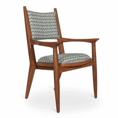 Chairs - Vinil - Dining Chair With Handrest - ALANKARAM