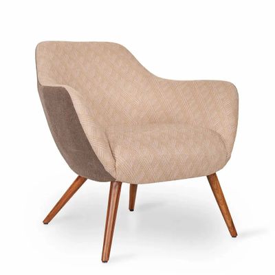 Chaises - Yarmi - Fauteuil Lounge en Tissu Multicolore - ALANKARAM