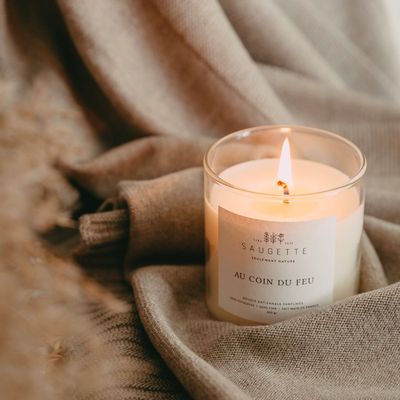 Gifts - By the fireside - Candle scented with natural soy wax - SAUGETTE