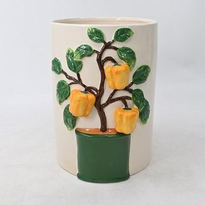 Vases - VASES CERAMIQUE IVOIRE 'YELLOW+RED PEPER' - FANCY