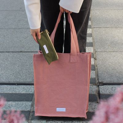 Bags and totes - Sac zippé en épaisse toile de coton bio - LES PENSIONNAIRES
