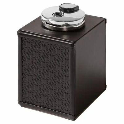 Design objects - Giobagnara lighter in leather and polished palladium - ELIE SAAB MAISON