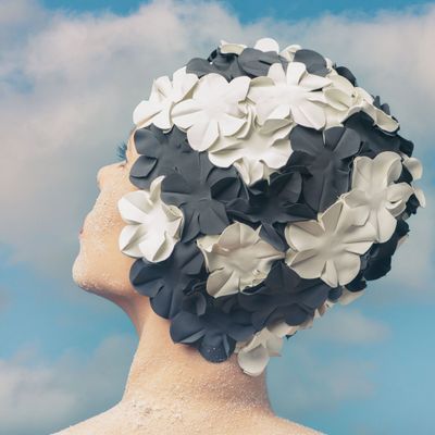 Accessoires cheveux - Nostalgia Bonnet de bain Fleurs Multicolore - KORES ACCESSORIES