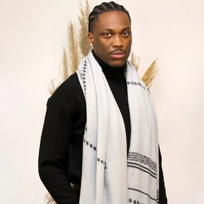 Foulards et écharpes - Foulard en laine DESIRE abyss - MONSIEUR CHARLI