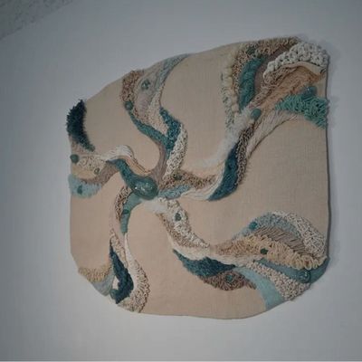 Tapis design - Tapisserie "Tourbillon" - GALERIE SANA MOREAU