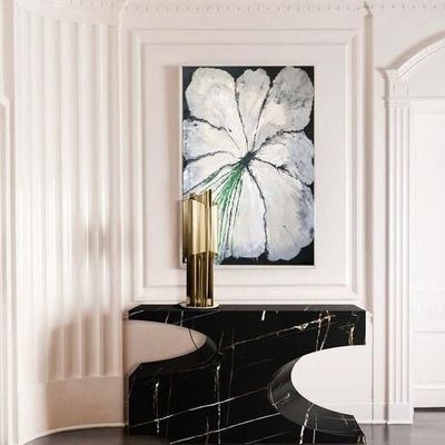 Paintings - Acrylic Resin Painting Green Light - TURIK&ART (KSENIIA TURIK)