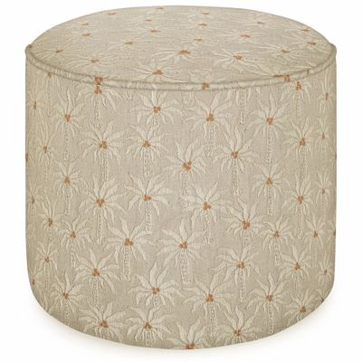 Ottomans - Pouf Laura Sand & Ecru - PALAIS SUSTAINABLE LUXURY