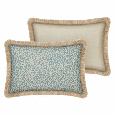 Garden textiles - Cushion Maya Ice & Ecru - PALAIS SUSTAINABLE LUXURY