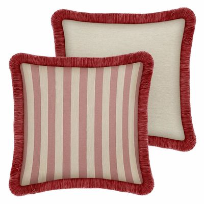 Garden textiles - Cushion Jackie Rose & Ecru - PALAIS SUSTAINABLE LUXURY