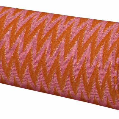 Garden textiles - Bolster Rosita Orange & Pink - PALAIS SUSTAINABLE LUXURY