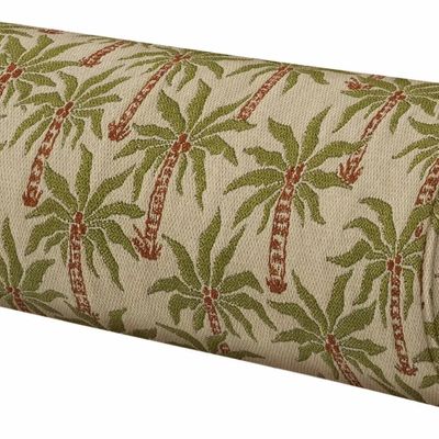 Garden textiles - Bolster Laura Olive & Spice - PALAIS SUSTAINABLE LUXURY