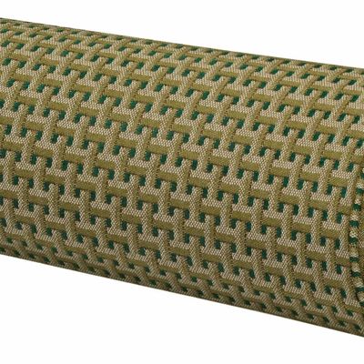 Garden textiles - Bolster Janis Moss & Olive - PALAIS SUSTAINABLE LUXURY
