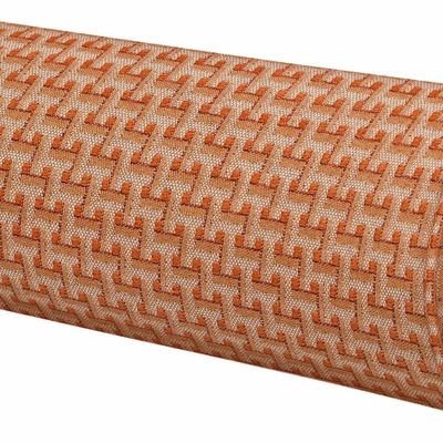 Garden textiles - Bolster Janis Burnt Orange - PALAIS SUSTAINABLE LUXURY