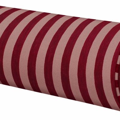 Garden textiles - Bolster Jackie Bordeaux & Rose - PALAIS SUSTAINABLE LUXURY