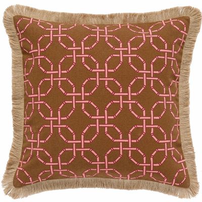 Fabric cushions - Cushion Harper Spice & Pink - PALAIS SUSTAINABLE LUXURY