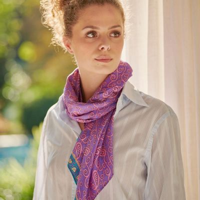 Scarves - Upcycled handcrafted scarves made from preloved saris - I WAS A SARI
