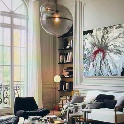 Paintings - Painting acrylic resin canvas "Winter Kiss" - TURIK&ART (KSENIIA TURIK)