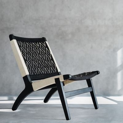 Fauteuils pour collectivités - Chaise Lounge Nalago Noir & Blanc - NA'LAGO