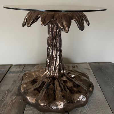 Other tables - Petite table Pistil en céramique - ROSE ET VIOLETTE
