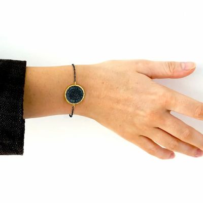 Bracelets - BRACELET "NUIT DES TEMPS" - COLLECTION ARKEOS - KARAWAN AUTHENTIC